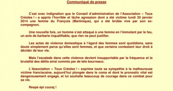 Un femme brûlée vive…